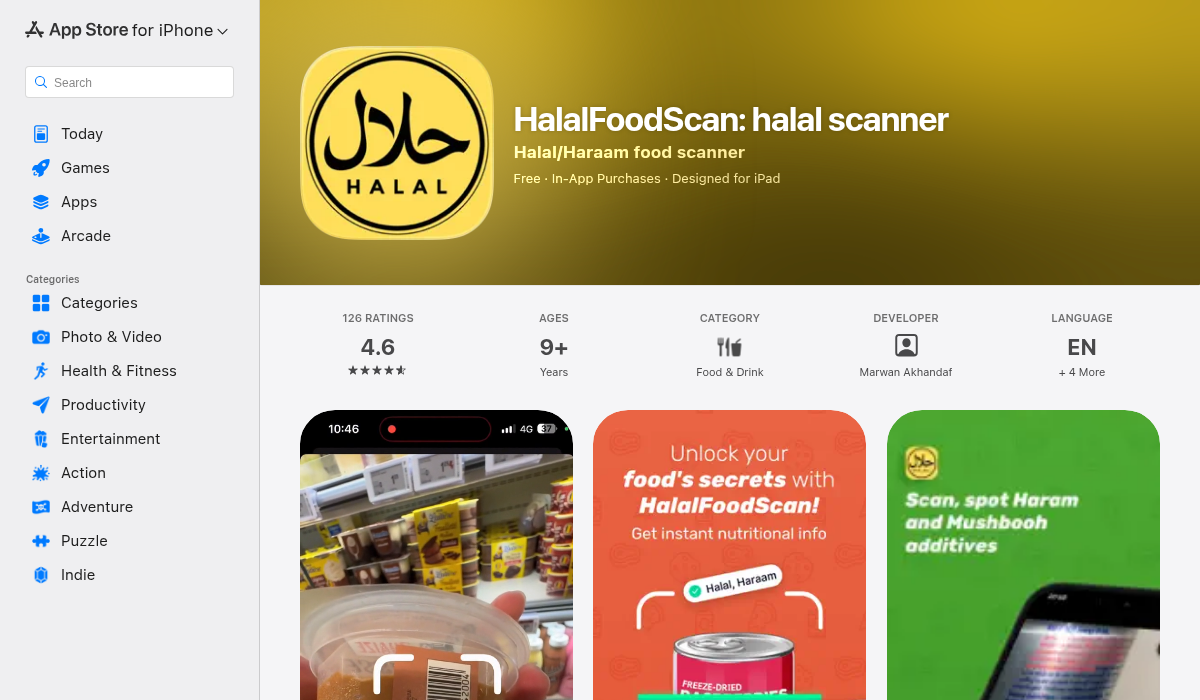 HalalFoodScan on the App Store