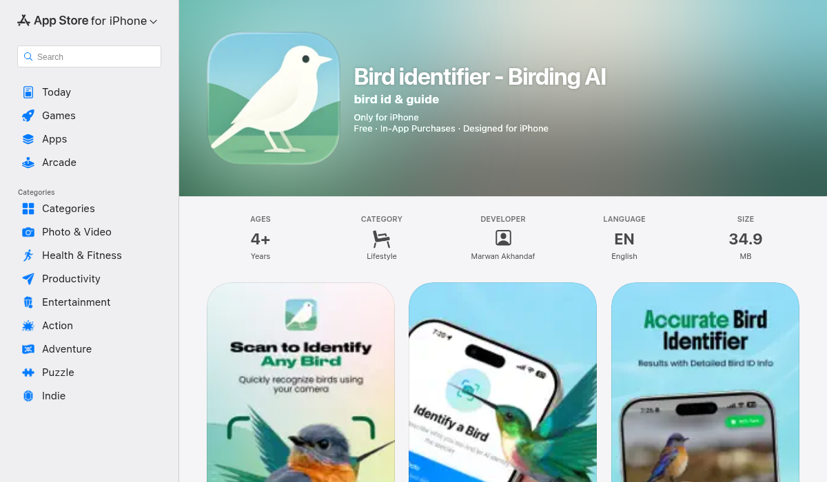 Bird Identifier – Birding AI on the App Store