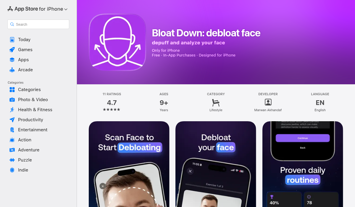 Bloat Down on the App Store