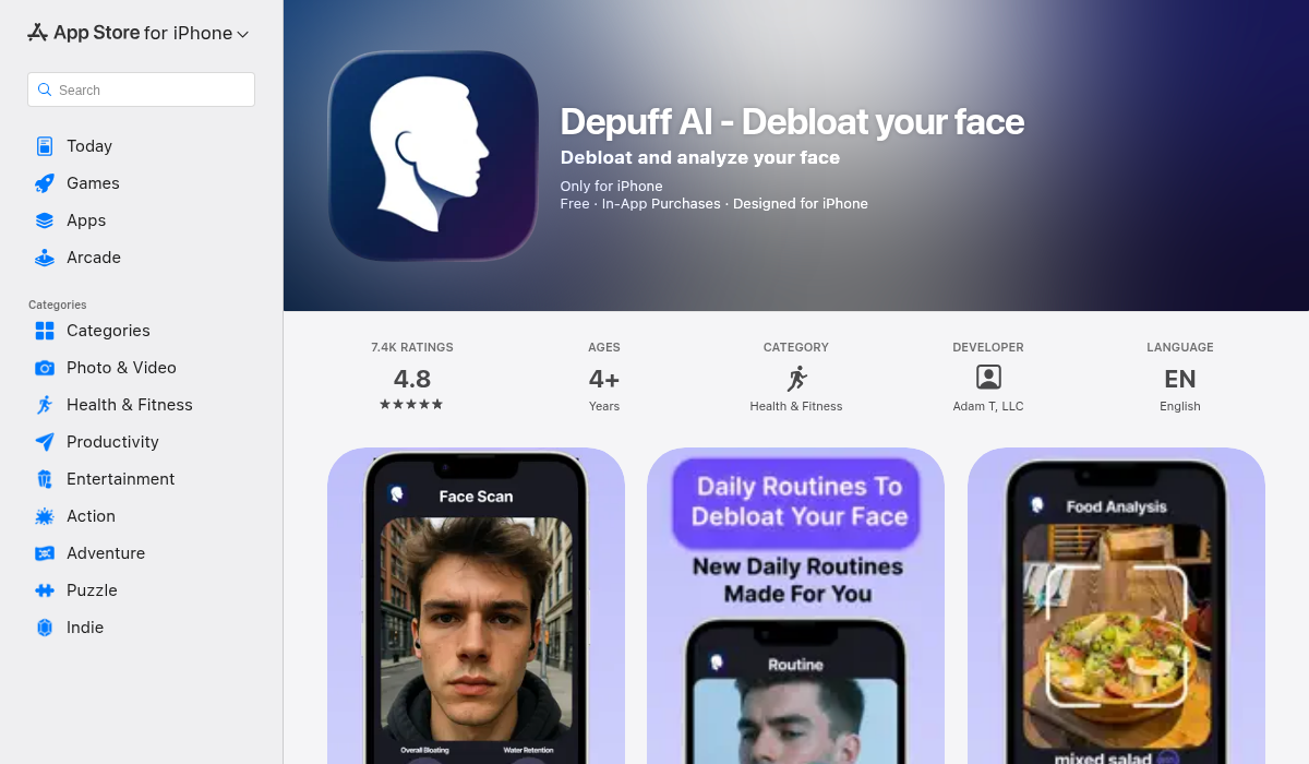Depuff AI on the App Store