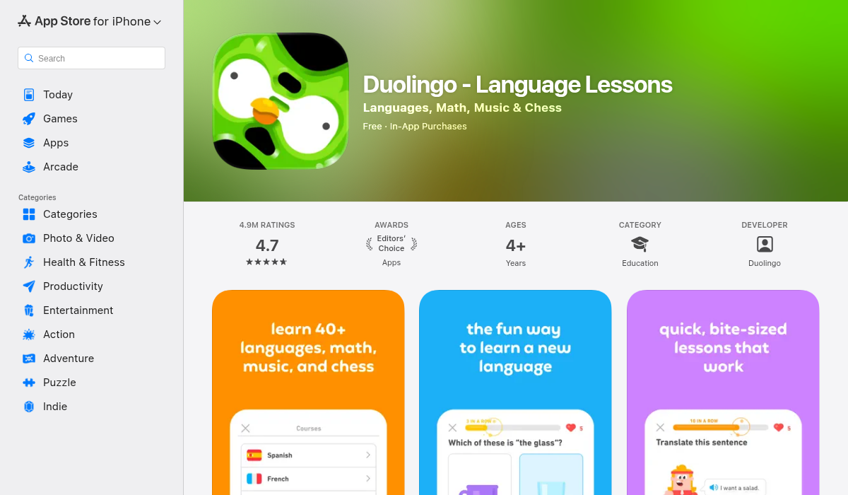 Duolingo on App Store