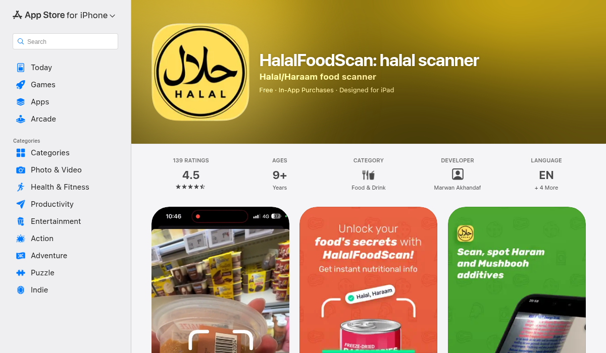HalalFoodScan on the App Store