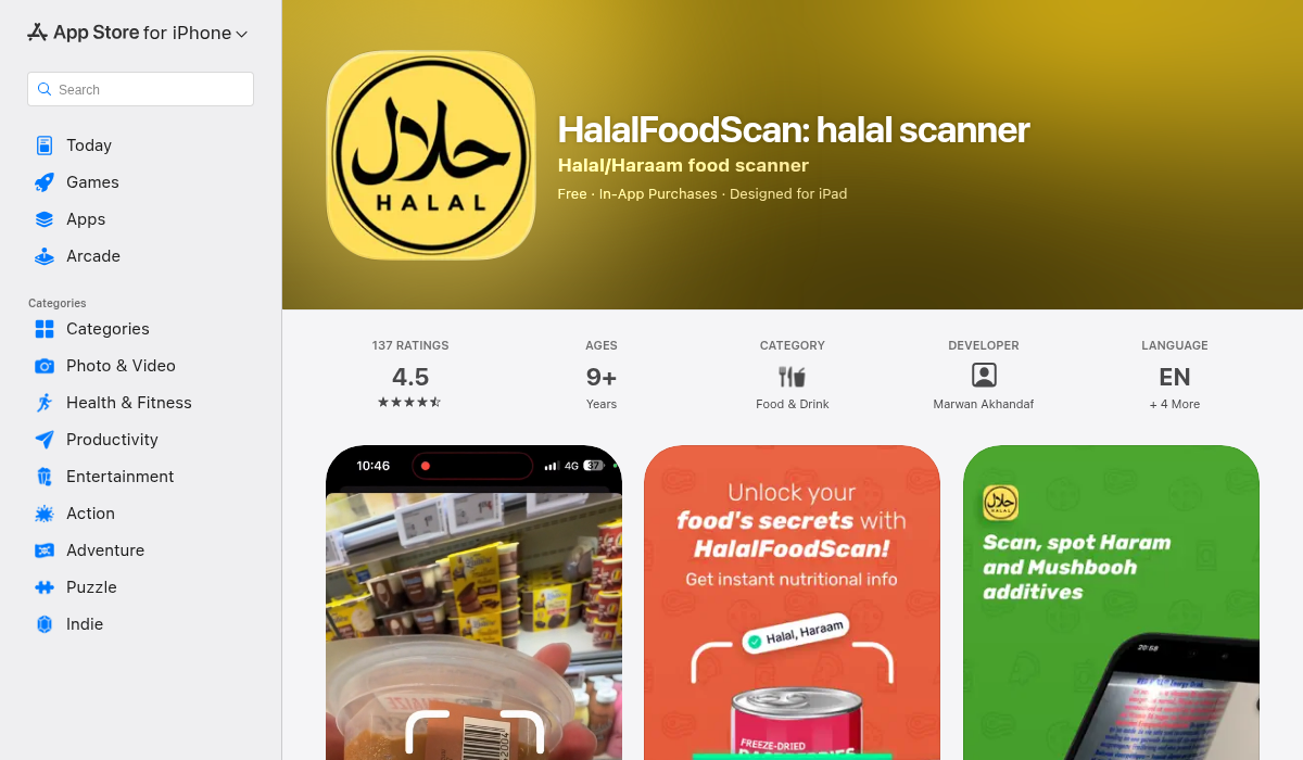 HalalFoodScan on App Store
