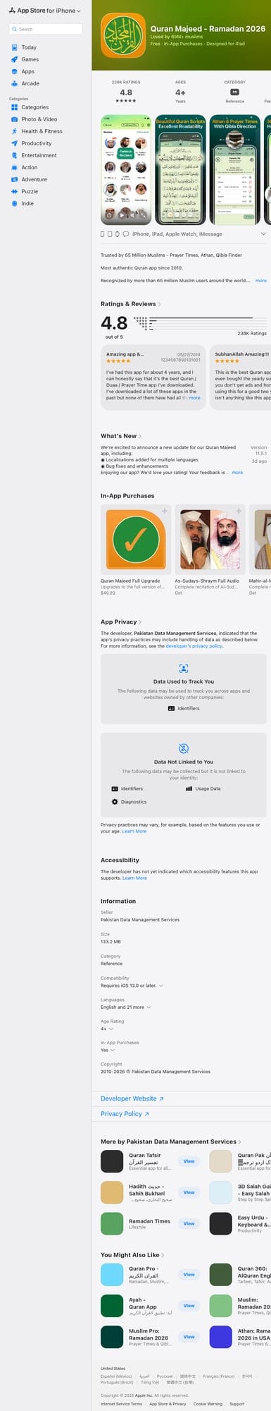 Quran Majeed App on App Store